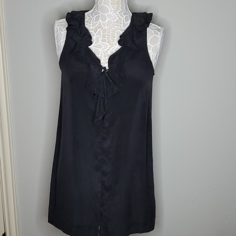 Joie Black 100% Silk Dress/Tunic